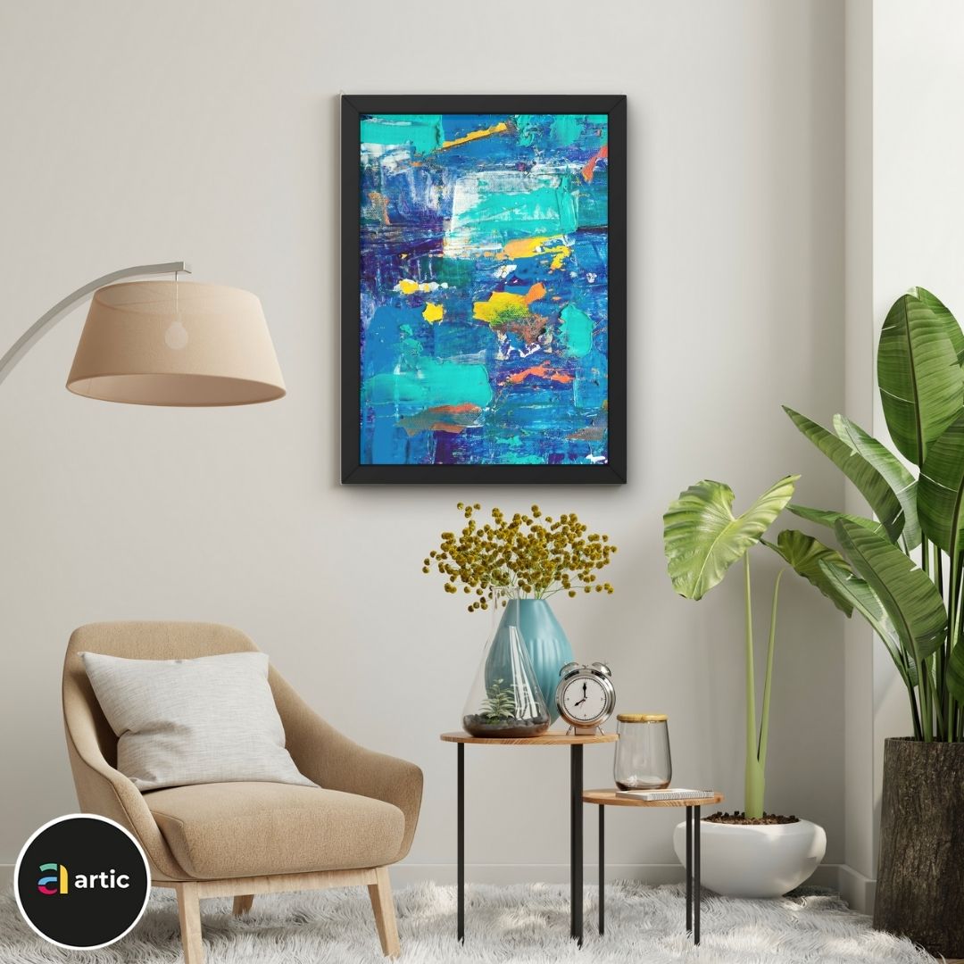 Abstraction multi couleurs