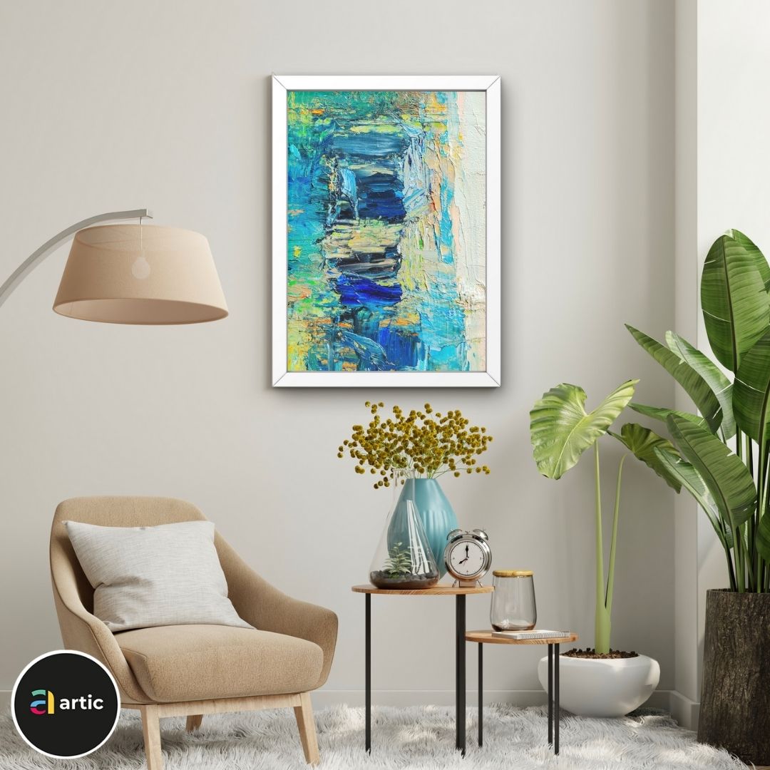 Abstraction multi couleurs