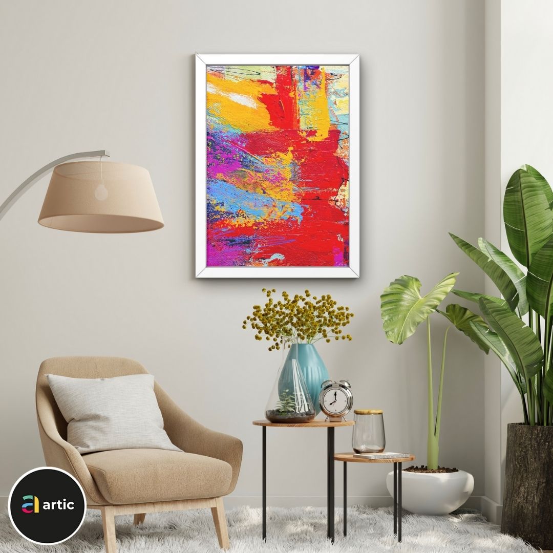 Abstraction multi couleurs