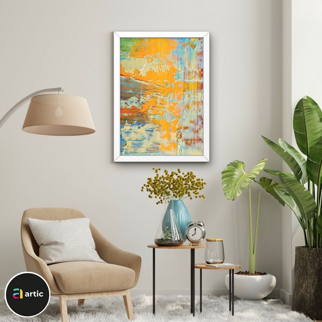 Abstraction multi couleurs