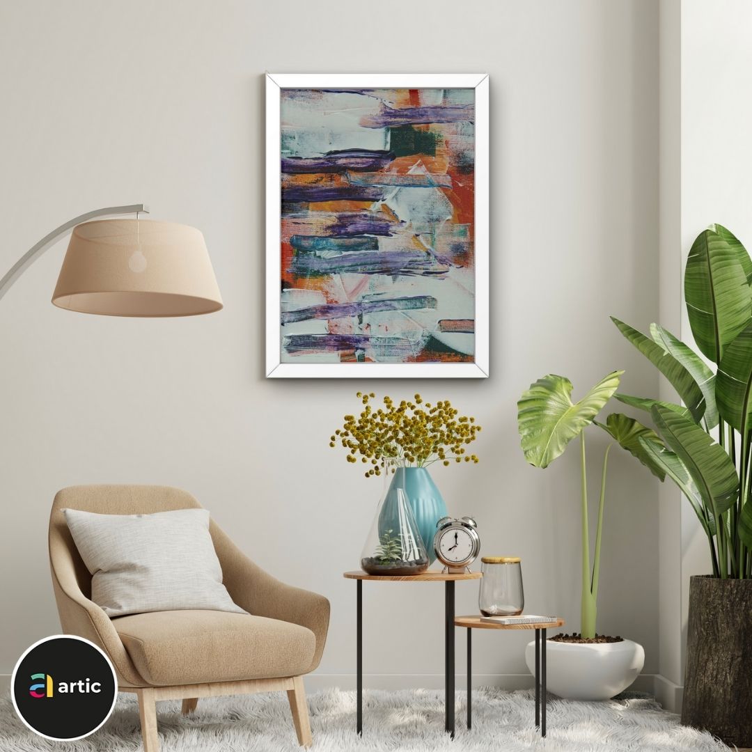 Abstraction multi couleurs
