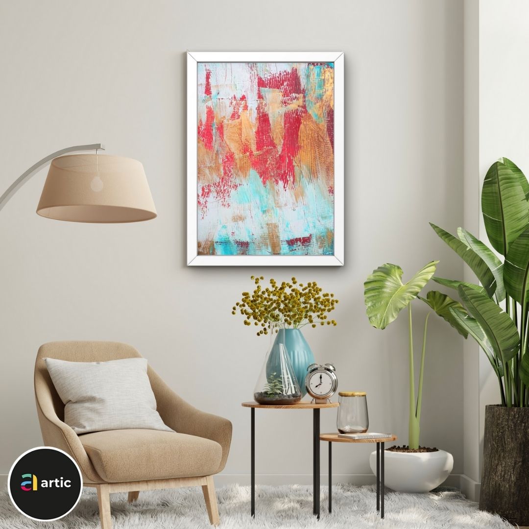 Abstraction multi couleurs