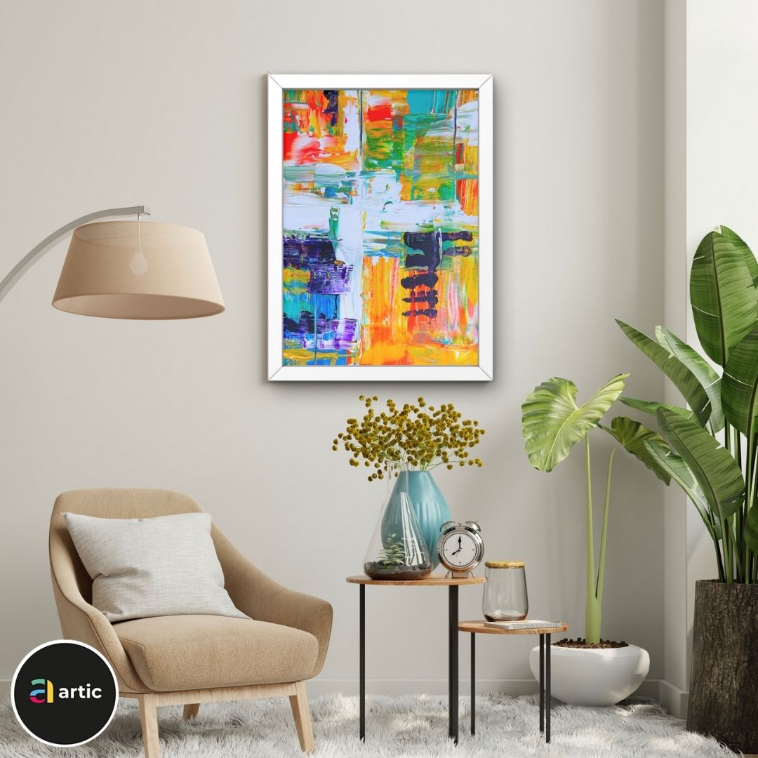 Abstraction multi couleurs