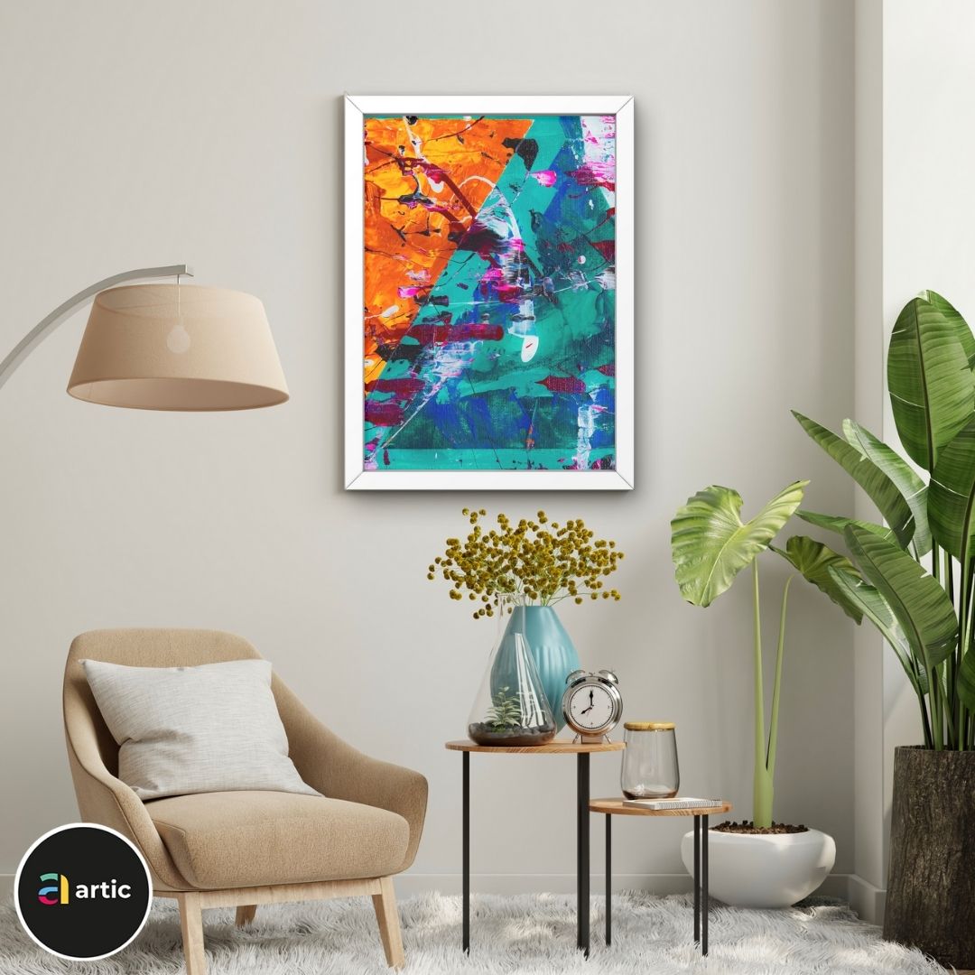 Abstraction multi couleurs