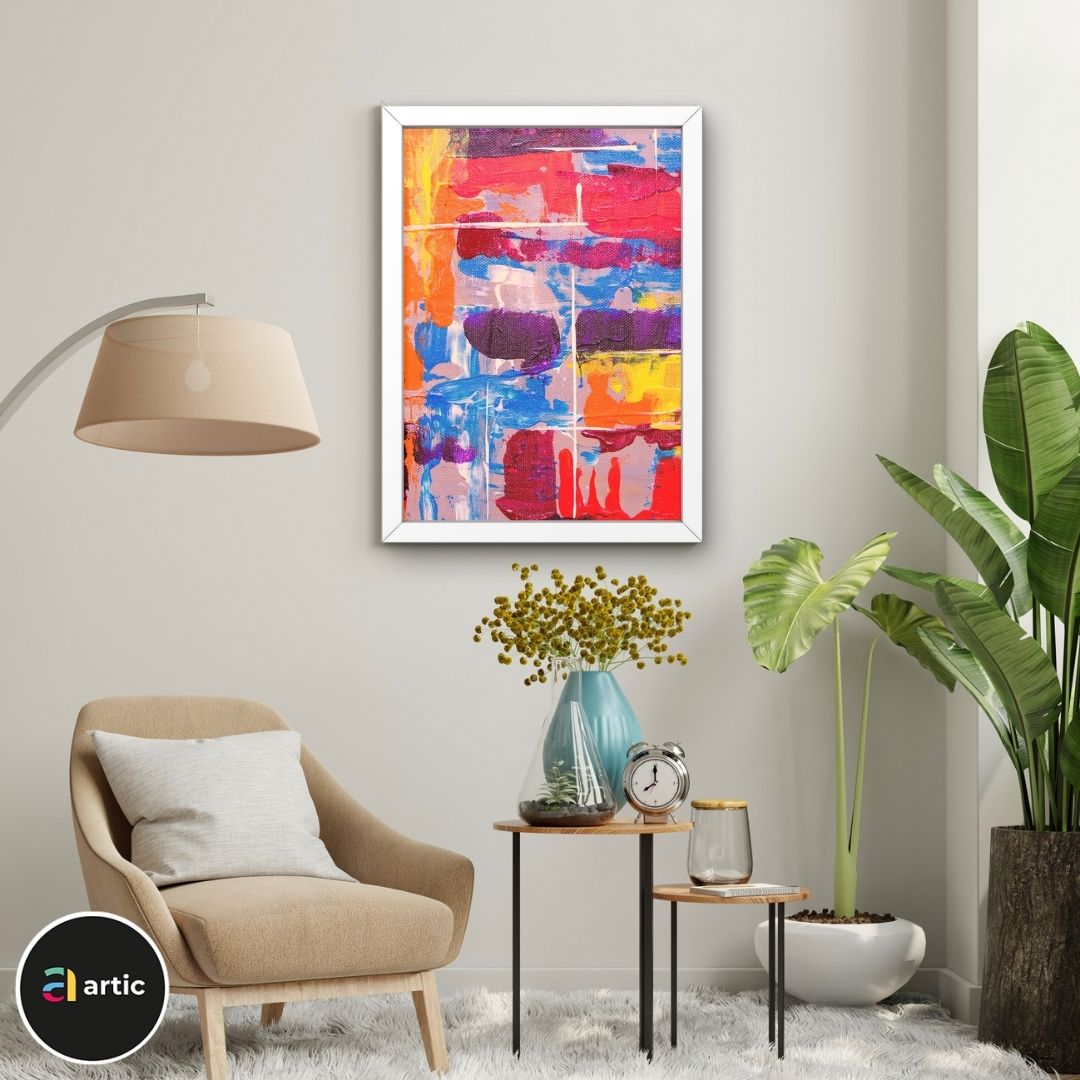 Abstraction multi couleurs