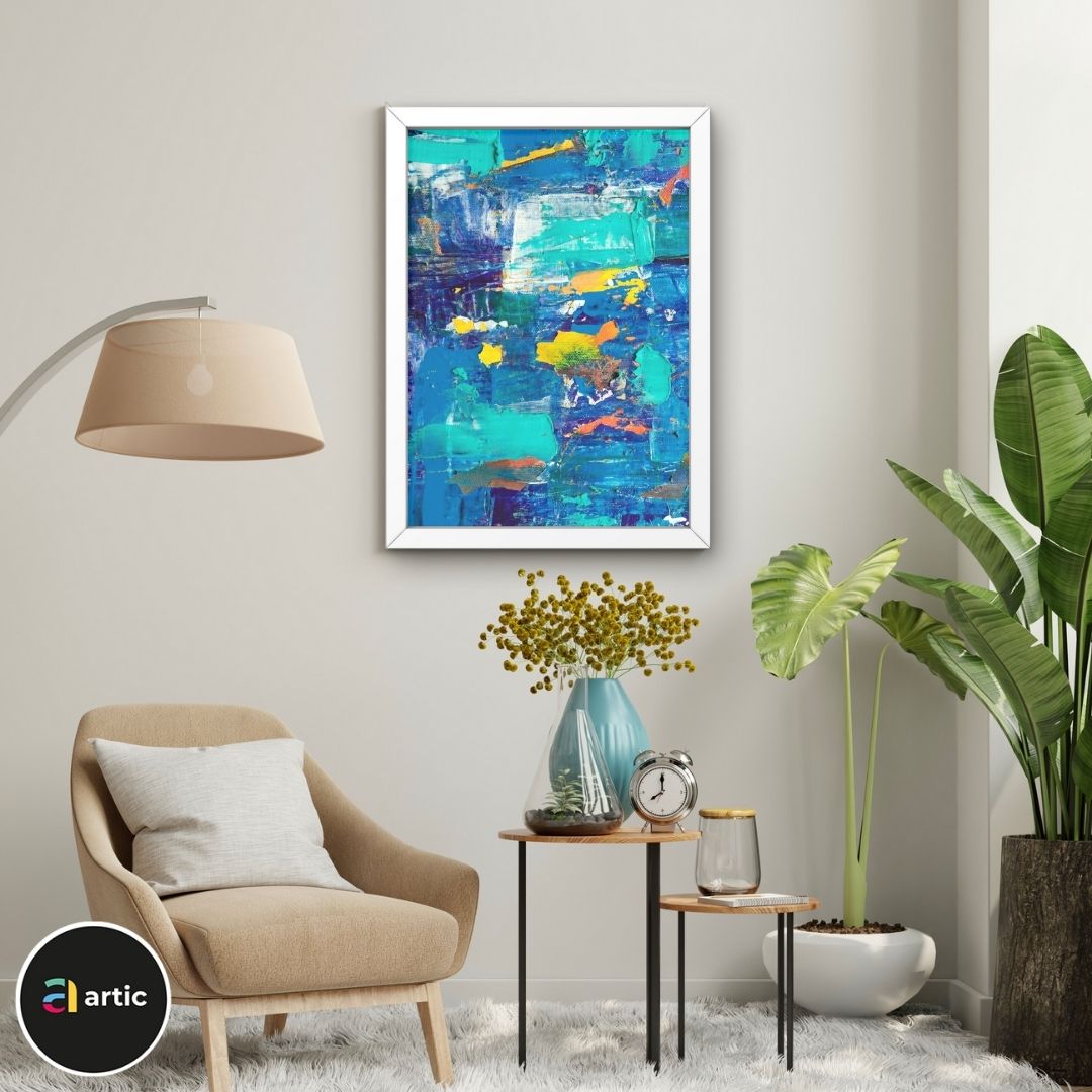Abstraction multi couleurs