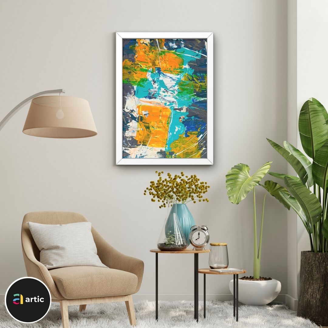 Abstraction multi couleurs