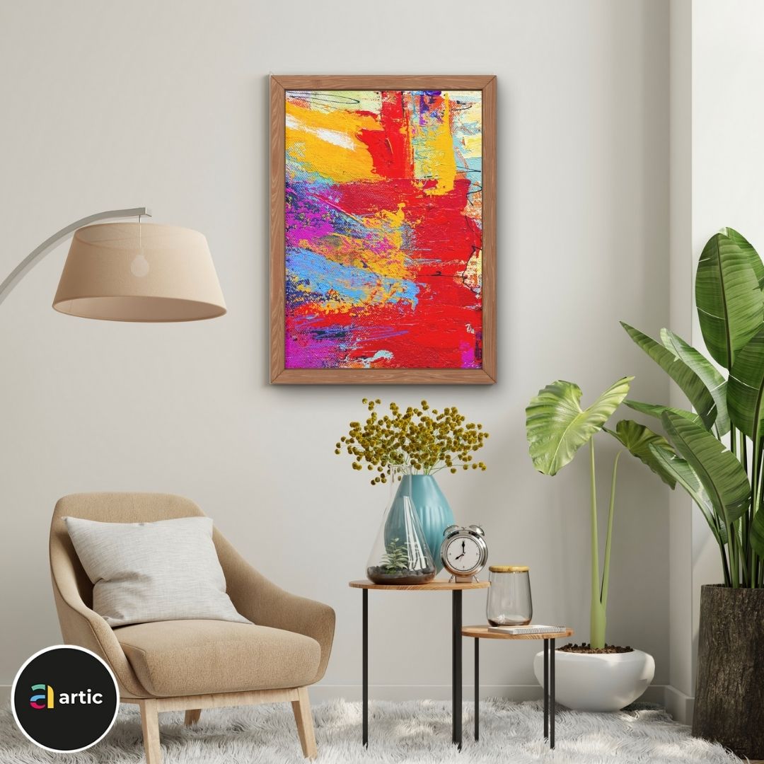Abstraction multi couleurs