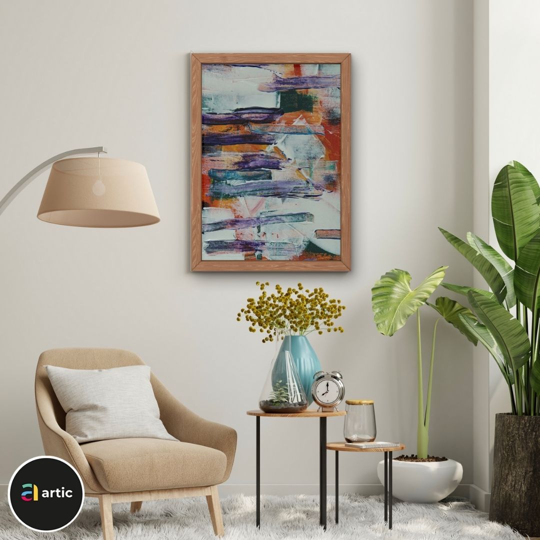 Abstraction multi couleurs