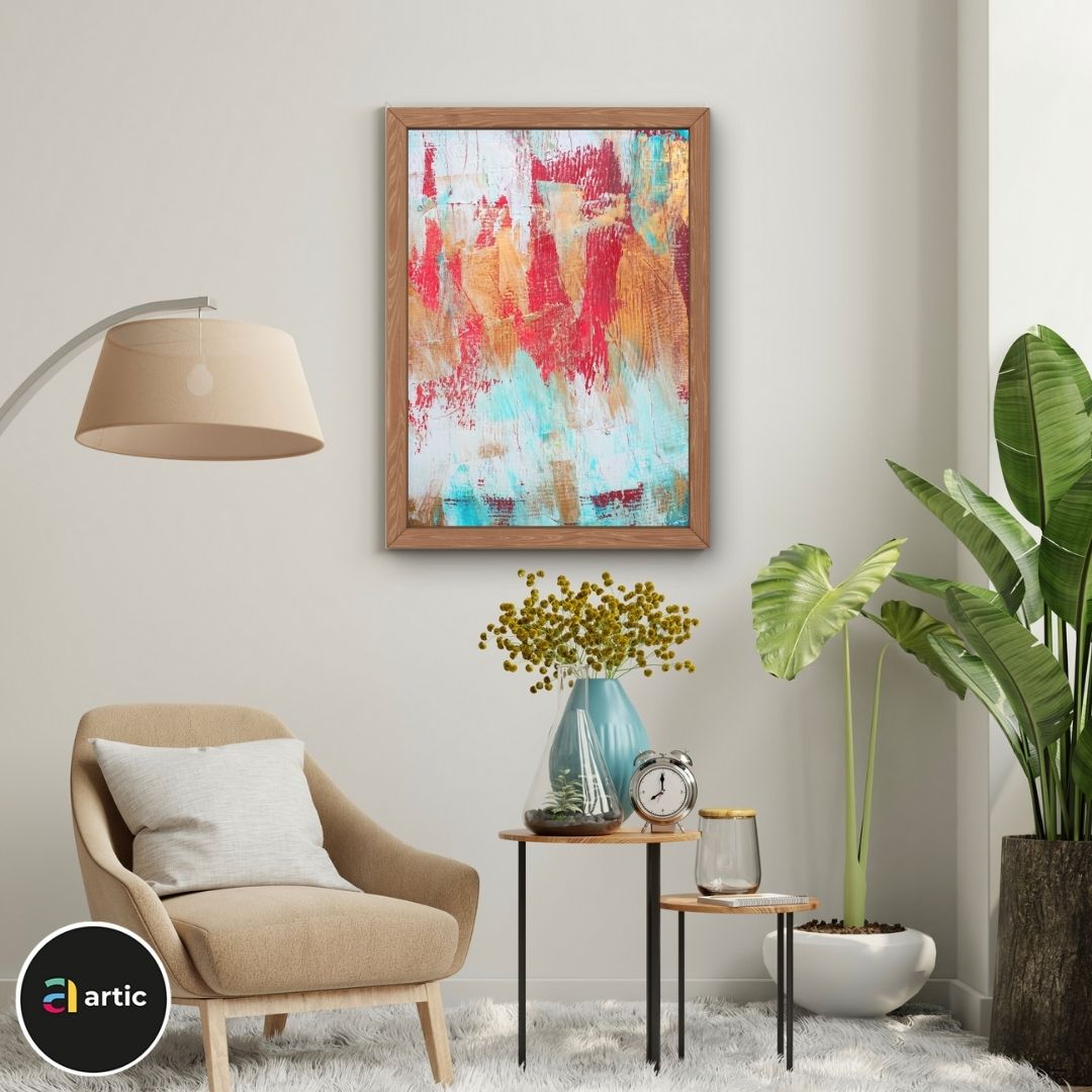 Abstraction multi couleurs