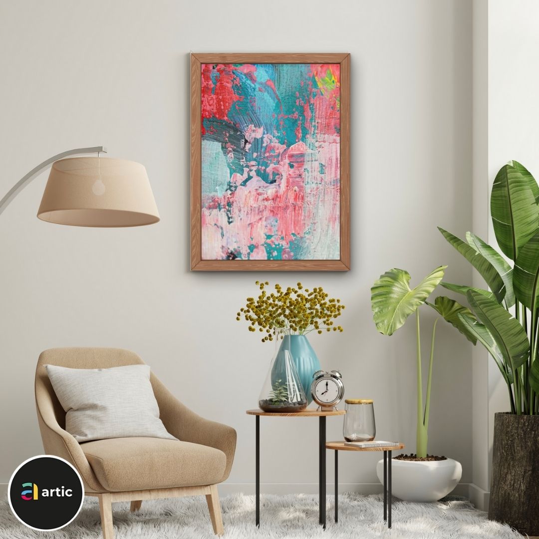 Abstraction multi couleurs