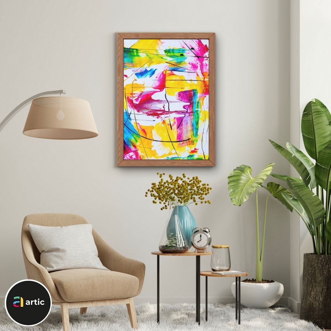 Abstraction multi couleurs