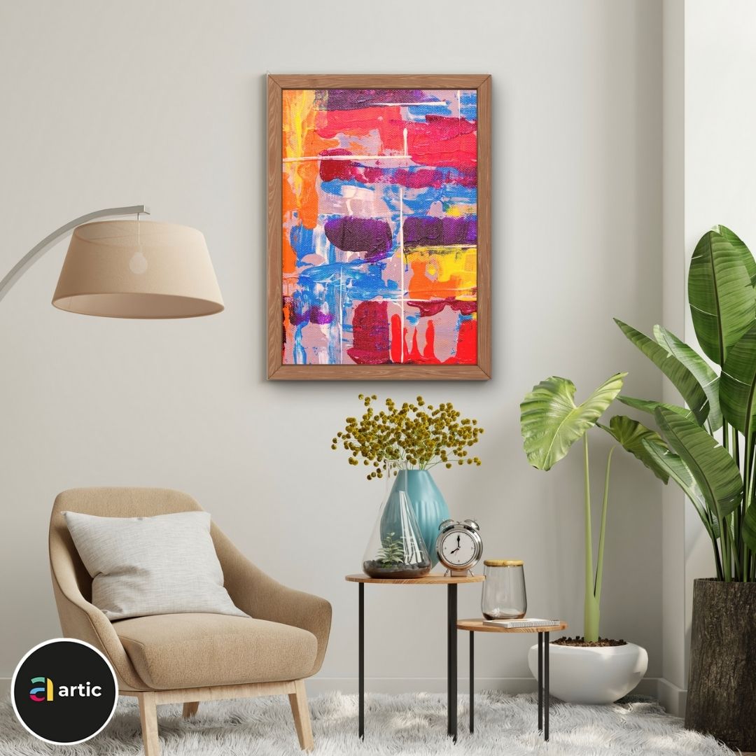 Abstraction multi couleurs