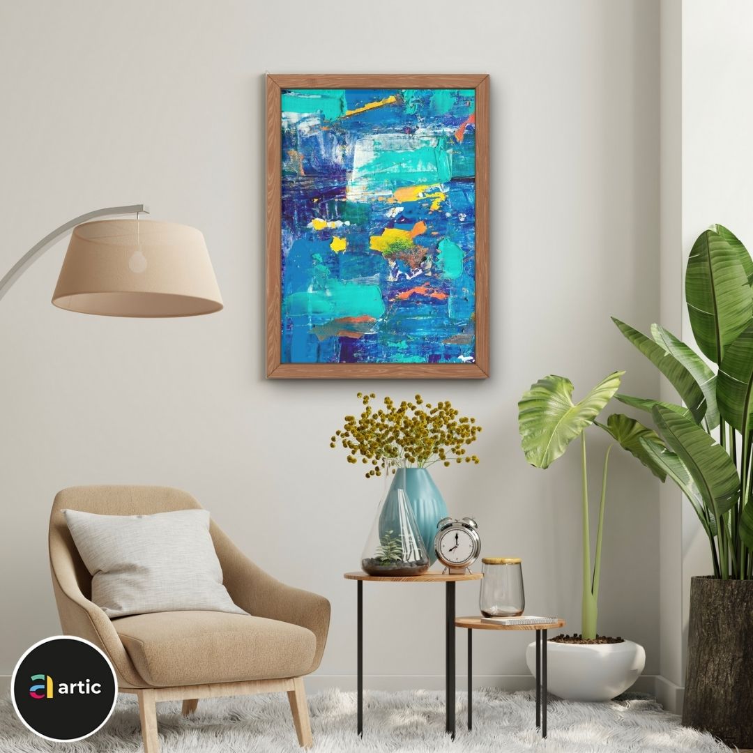 Abstraction multi couleurs