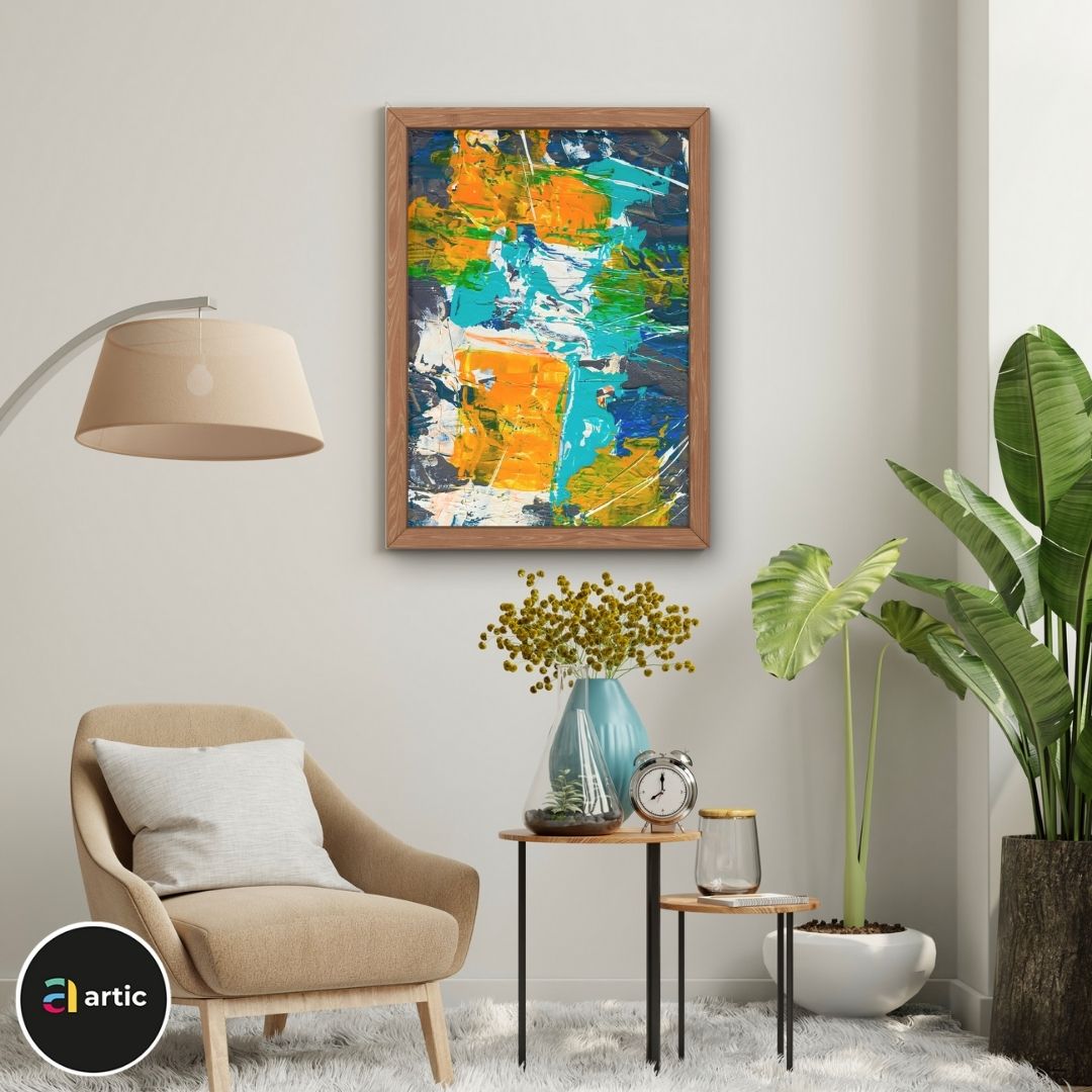 Abstraction multi couleurs