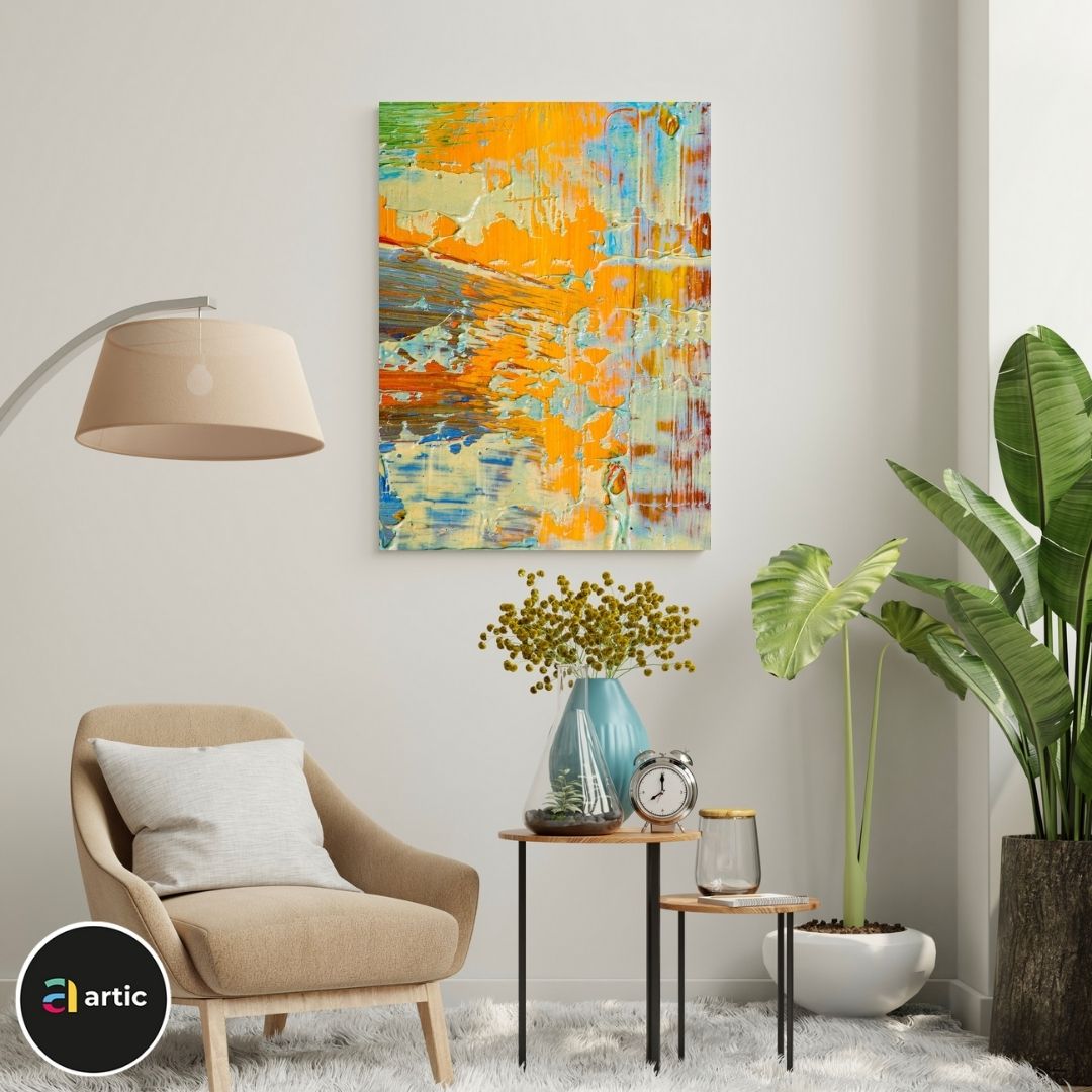 Abstraction multi couleurs