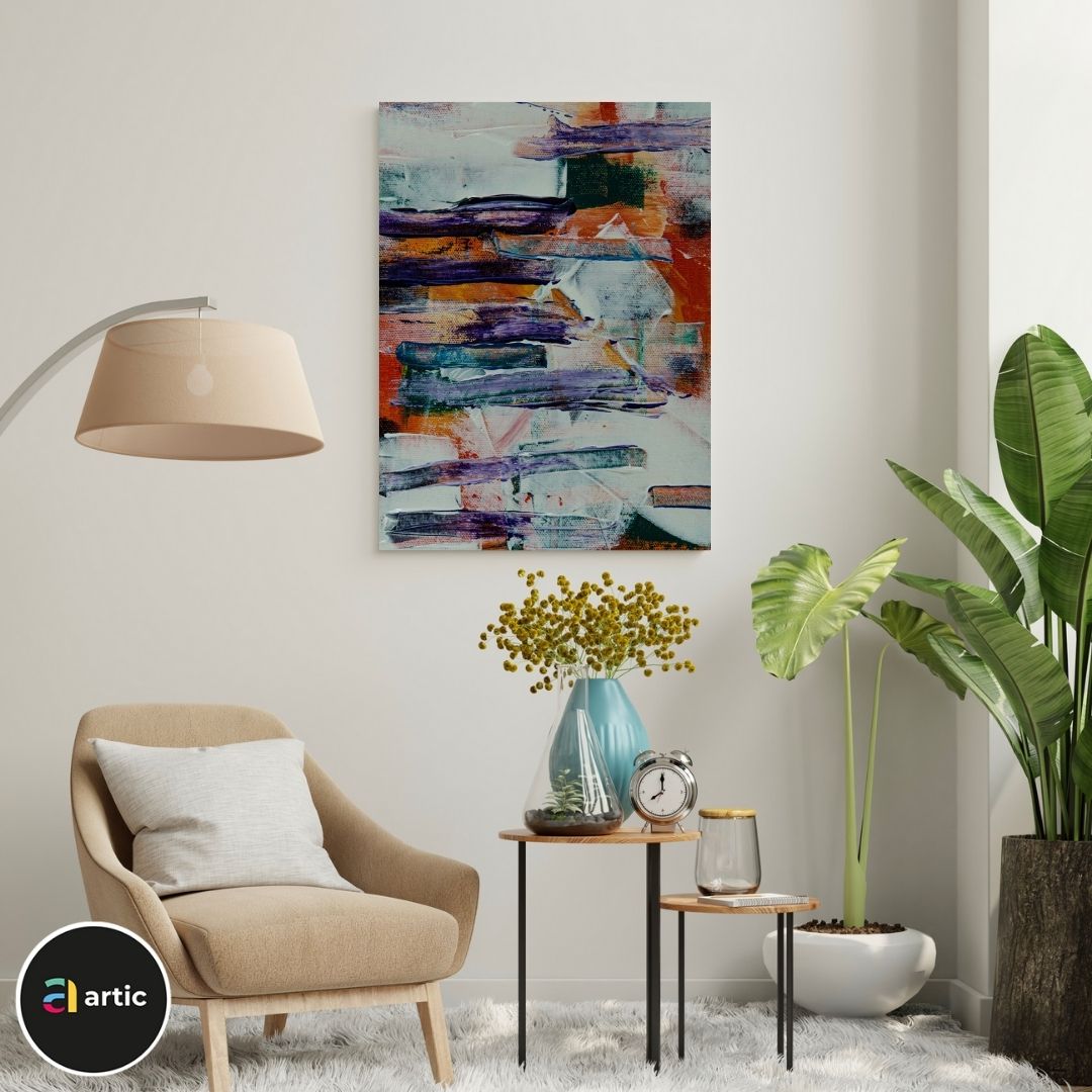 Abstraction multi couleurs