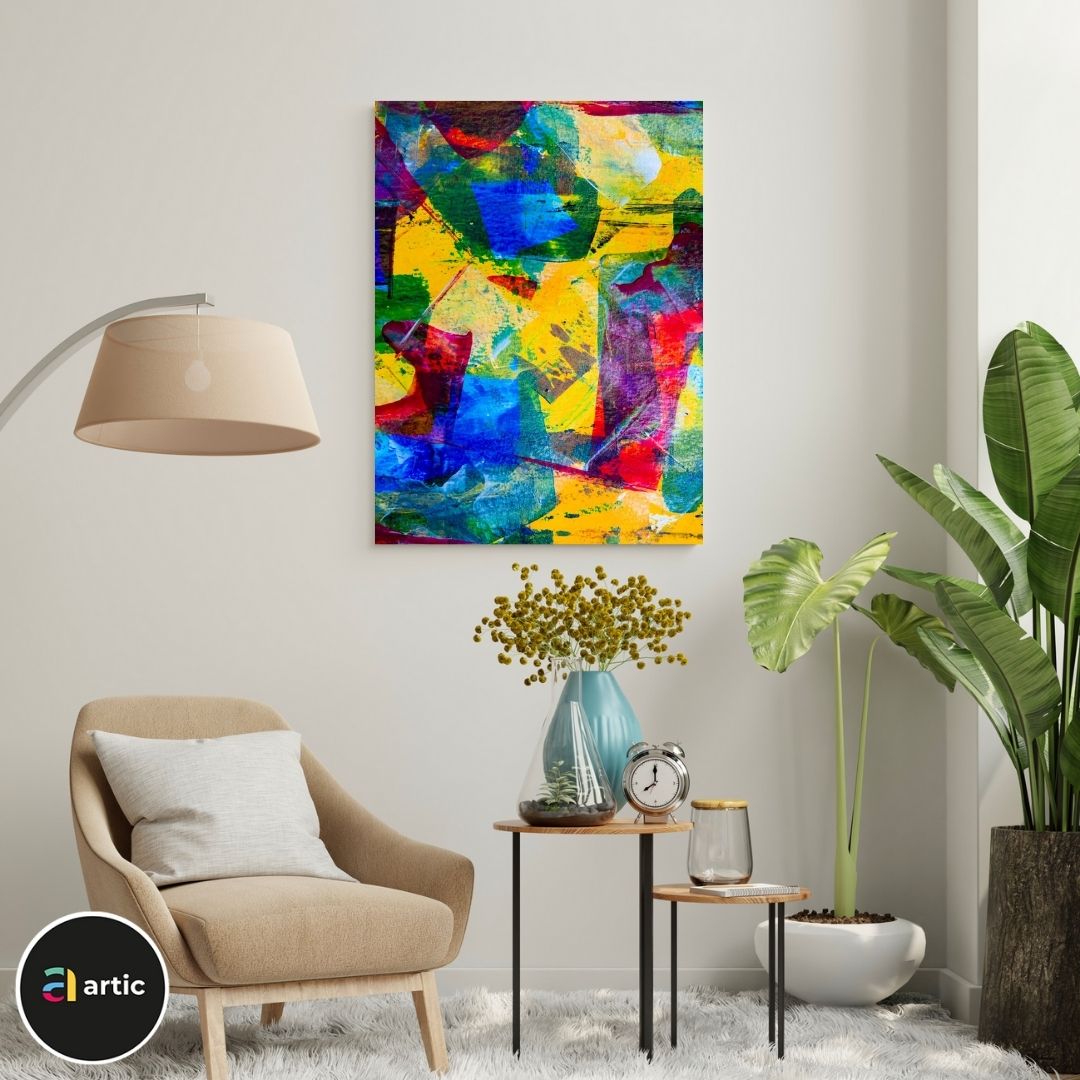 Abstraction multi couleurs