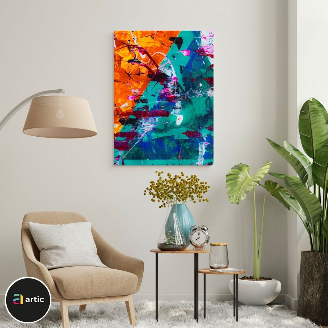 Abstraction multi couleurs