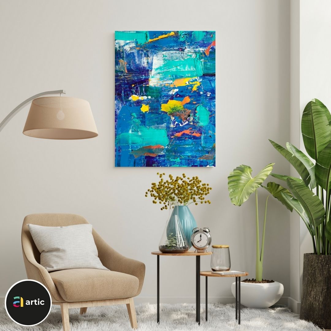 Abstraction multi couleurs
