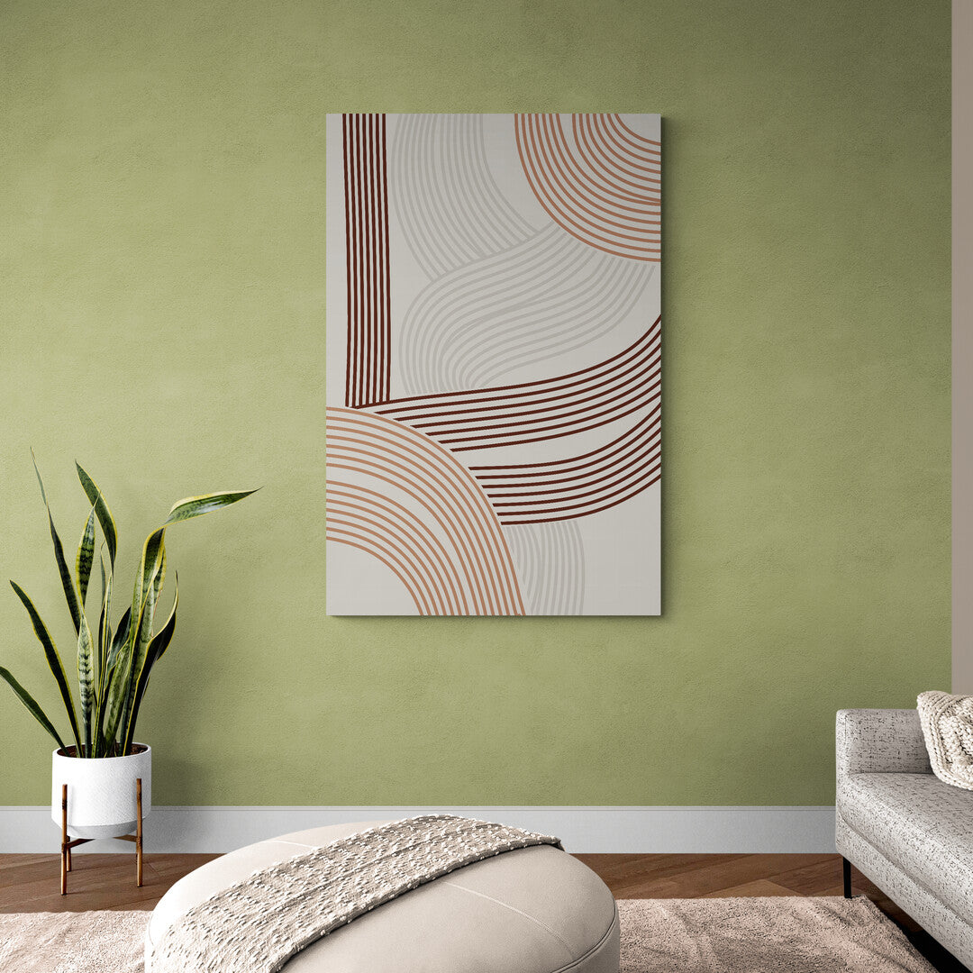 Composition abstraite lignes