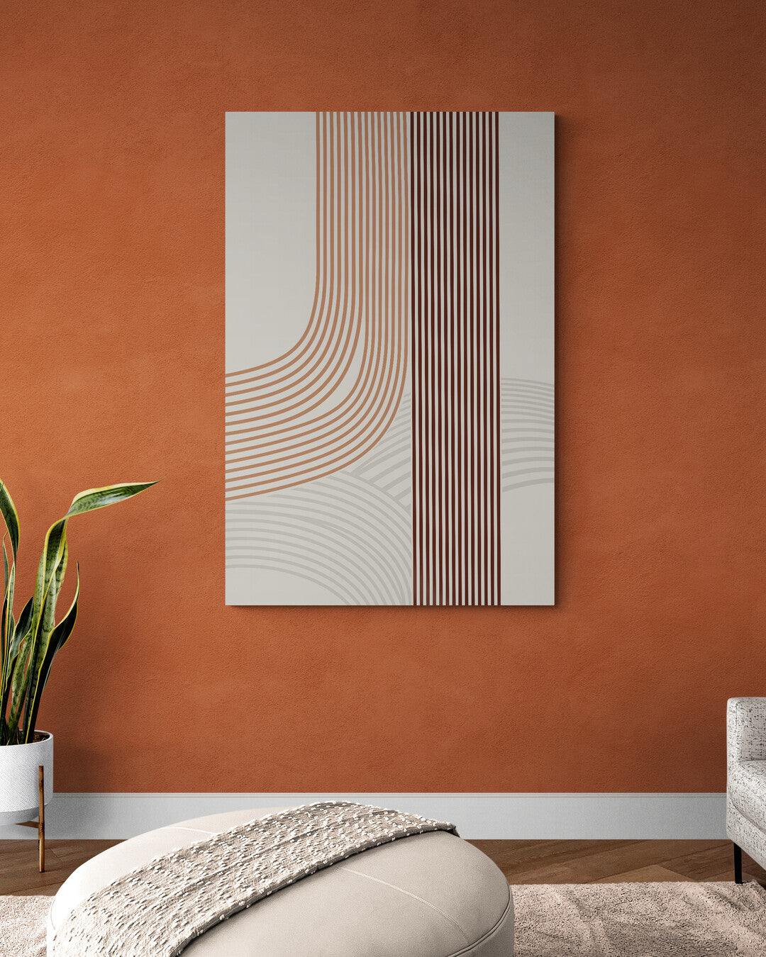 Composition abstraite lignes