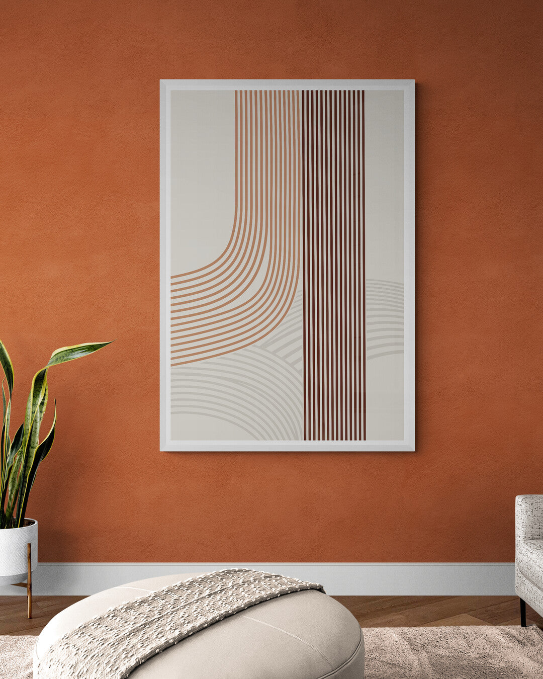 Composition abstraite lignes