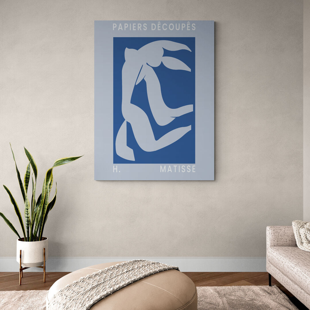 Silhouette bleue Matisse