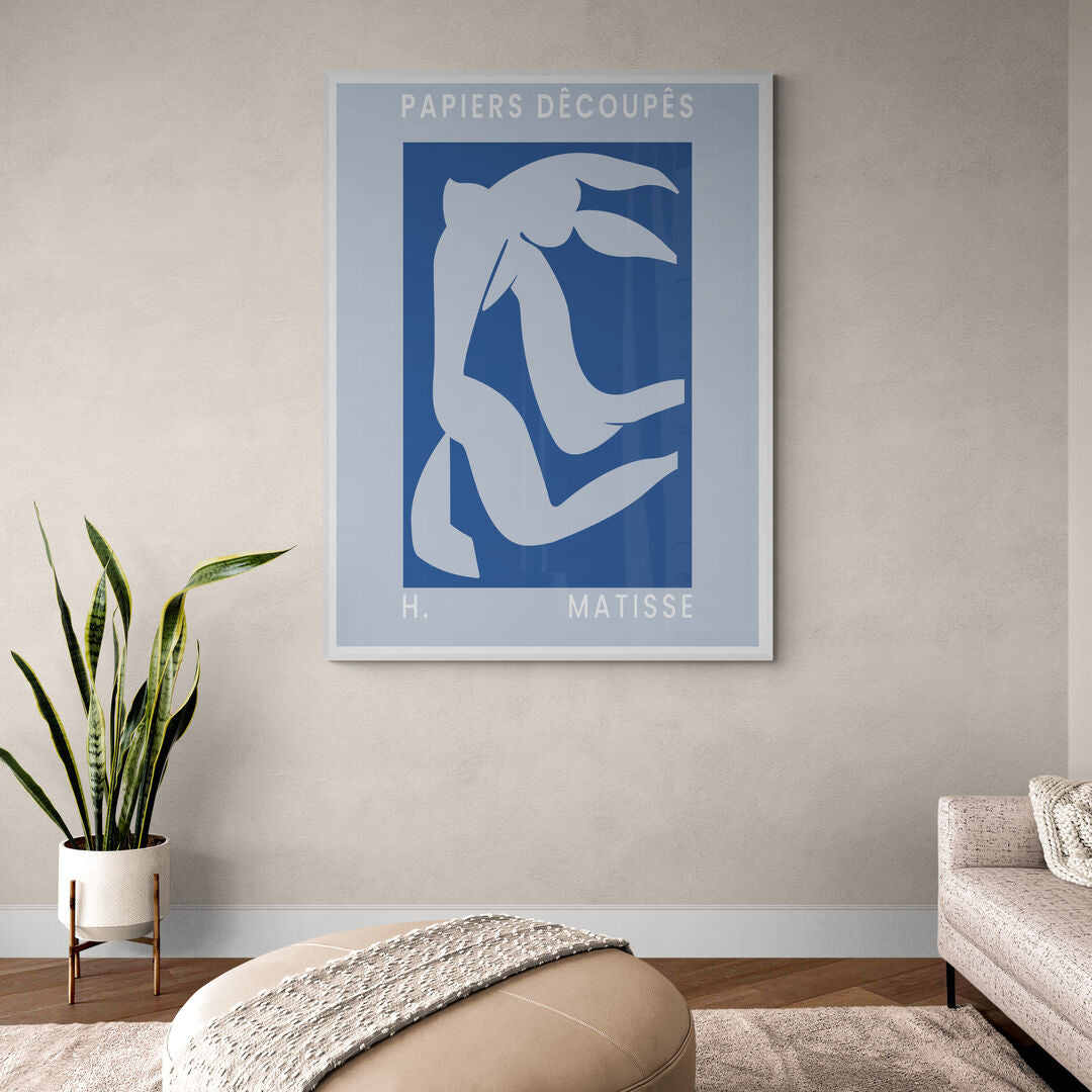 Silhouette bleue Matisse