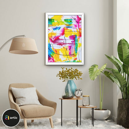 Abstraction multi couleurs