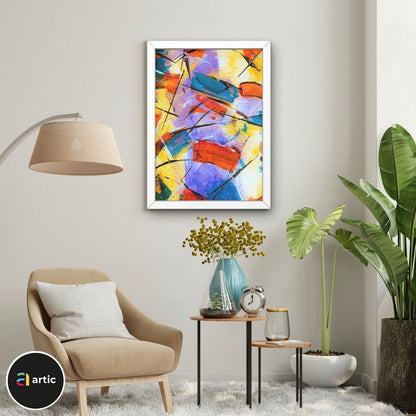 Abstraction multi couleurs