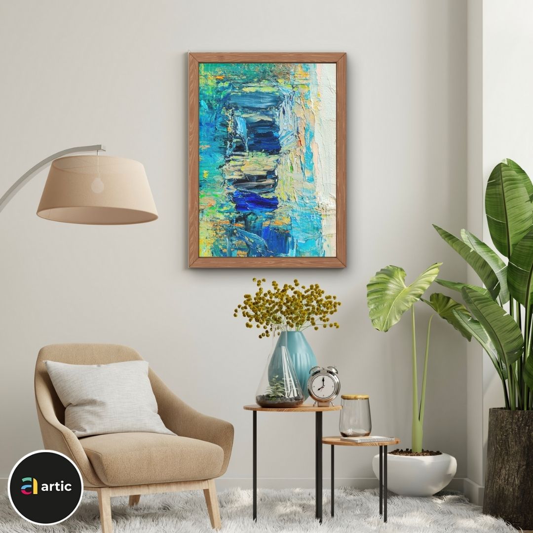 Abstraction multi couleurs