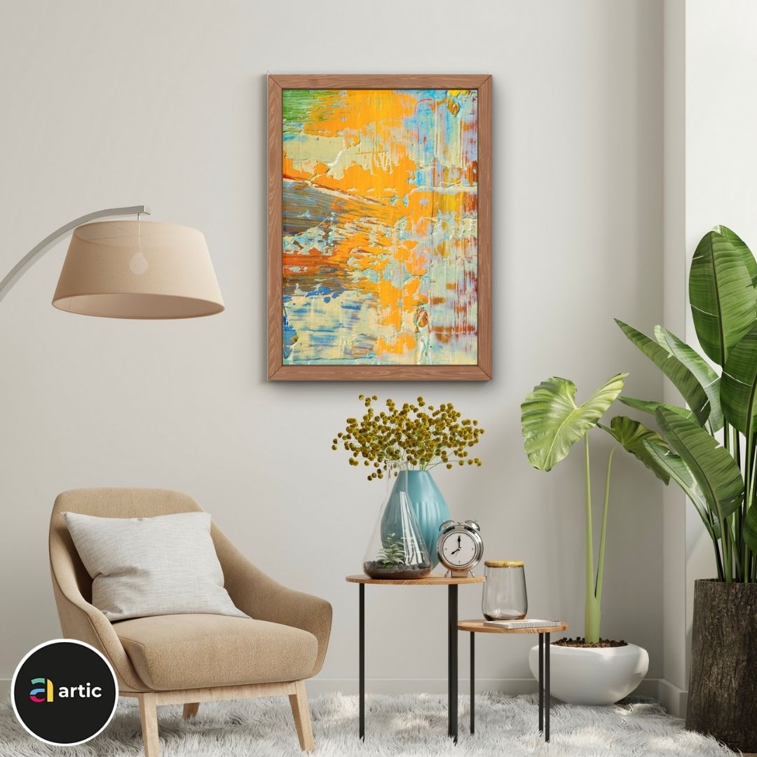 Abstraction multi couleurs