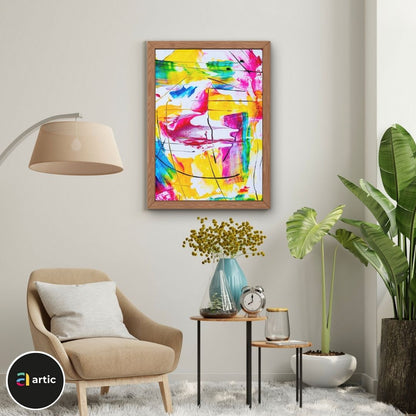Abstraction multi couleurs