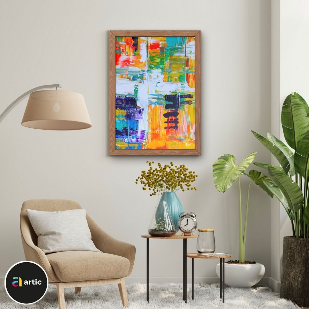 Abstraction multi couleurs
