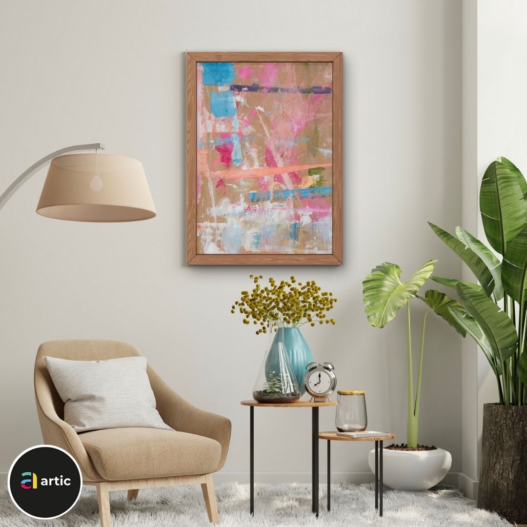 Abstraction multi couleurs