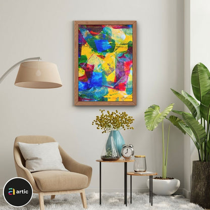 Abstraction multi couleurs