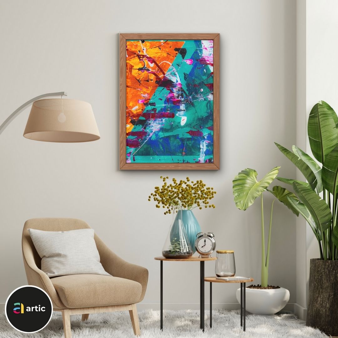 Abstraction multi couleurs