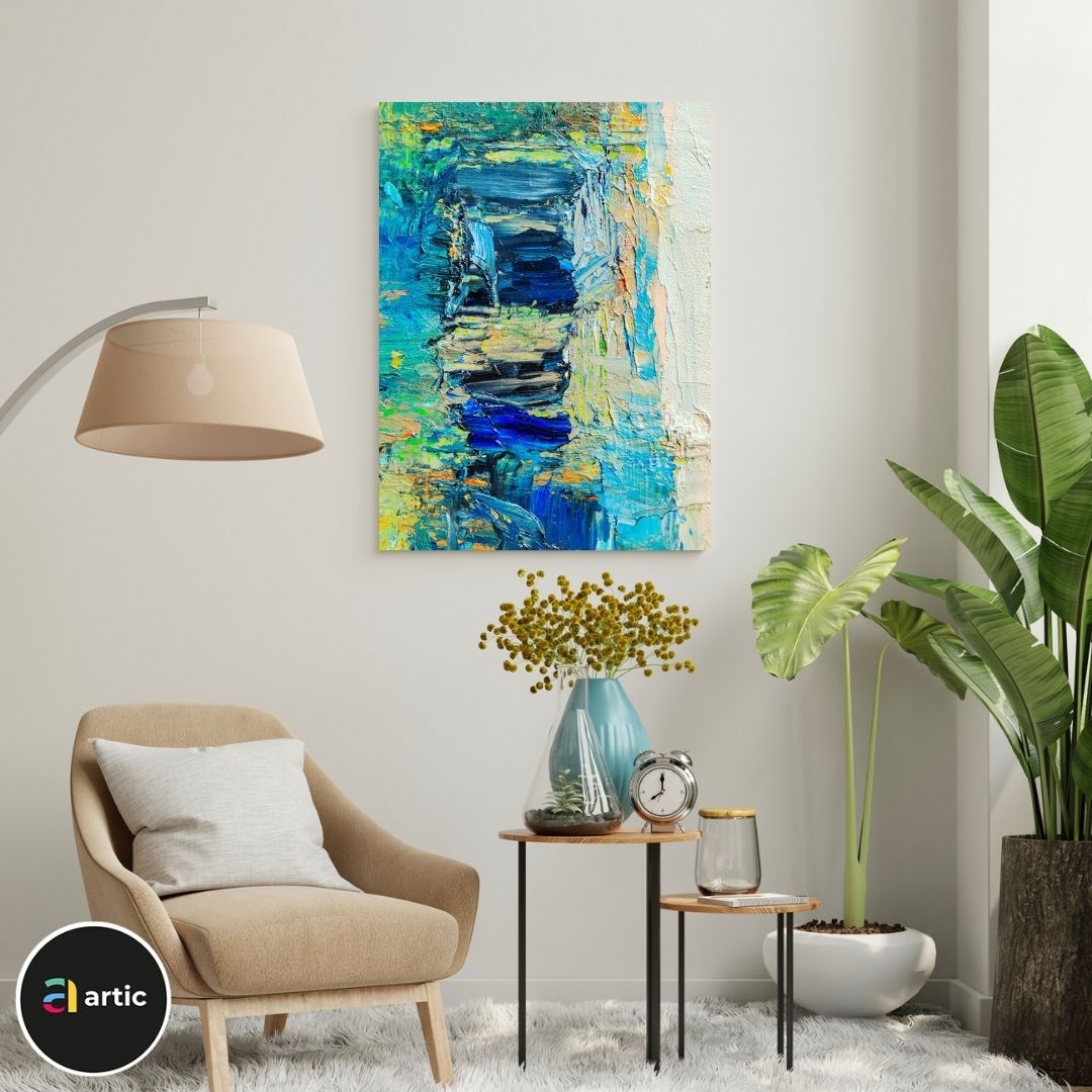 Abstraction multi couleurs