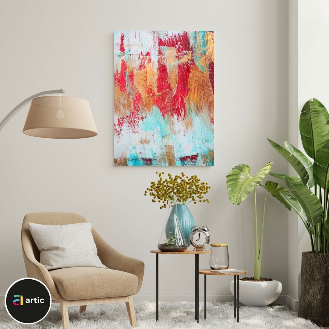 Abstraction multi couleurs