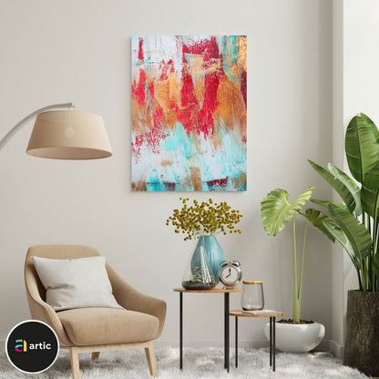 Abstraction multi couleurs