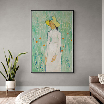 La femme en blanc