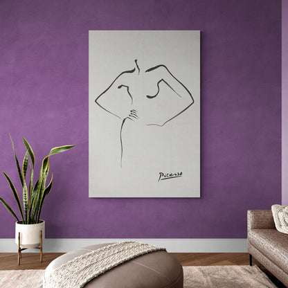 Ligne féminine de Picasso