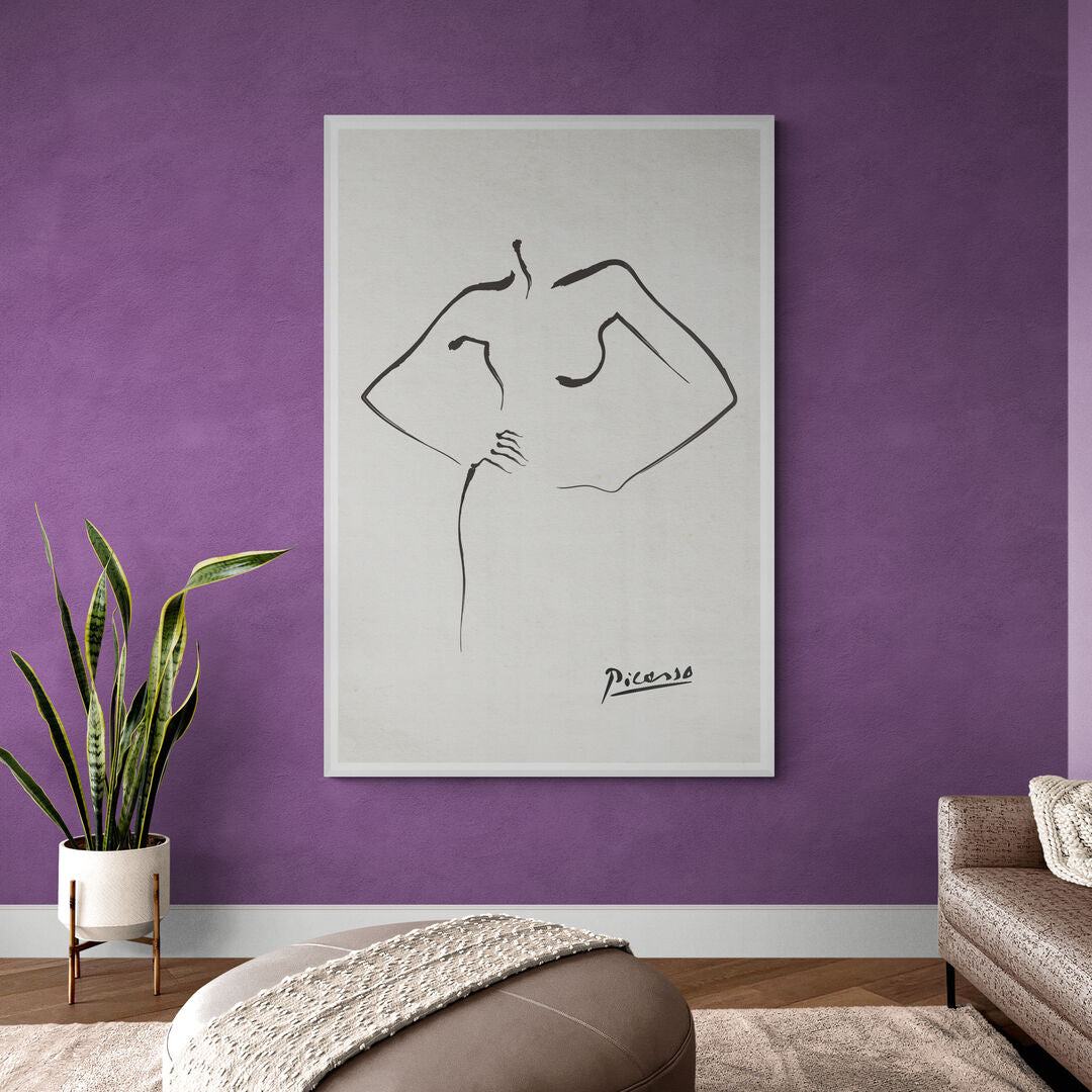 Ligne féminine de Picasso