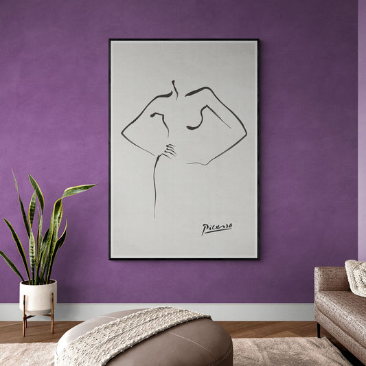 Ligne féminine de Picasso