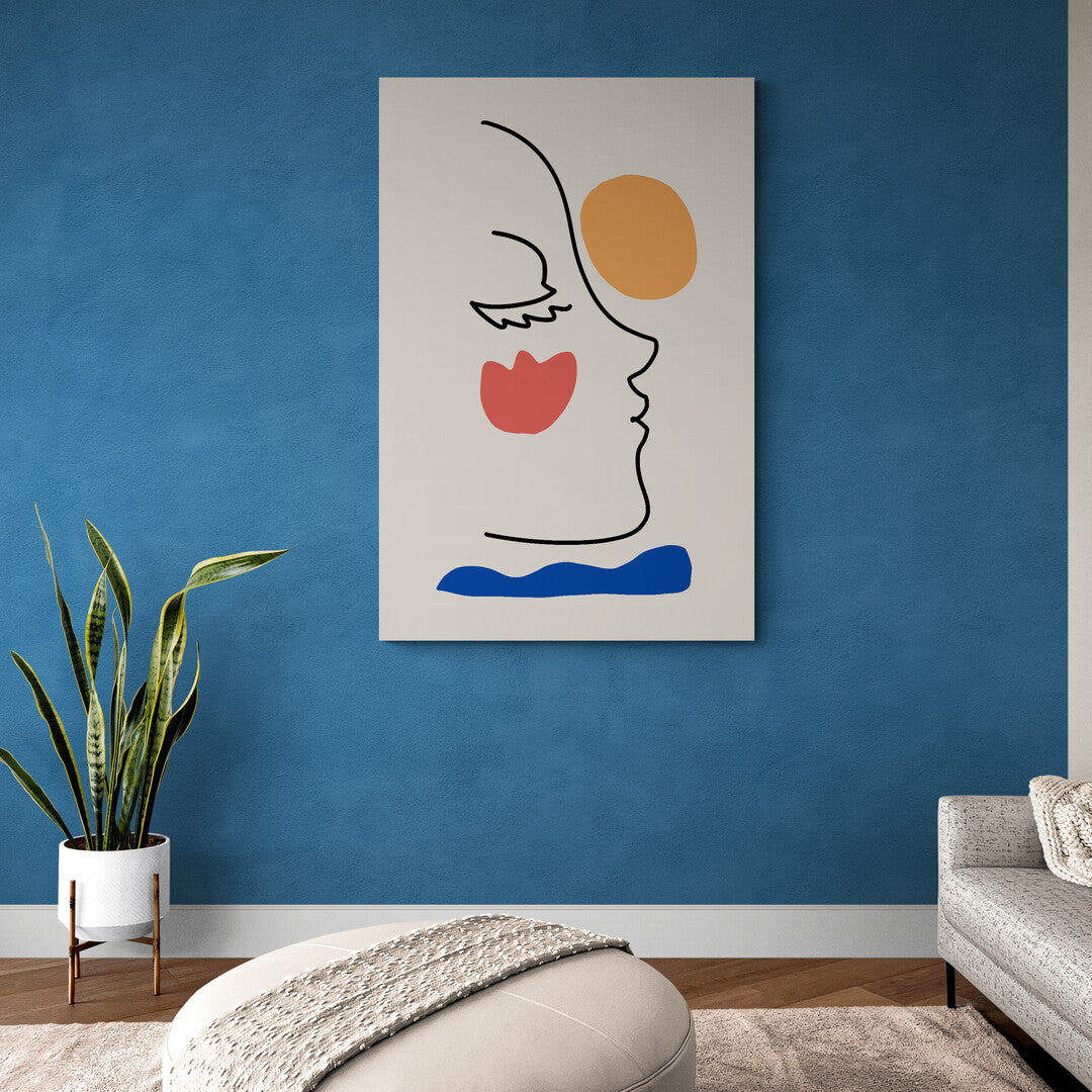 Visage minimaliste