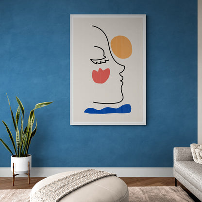 Visage minimaliste