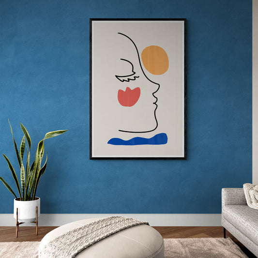 Visage minimaliste