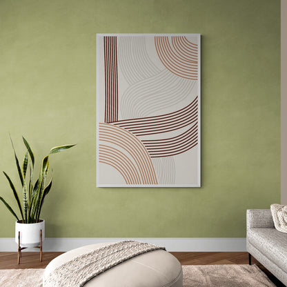 Composition abstraite lignes