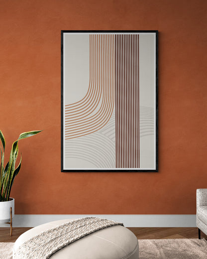 Composition abstraite lignes